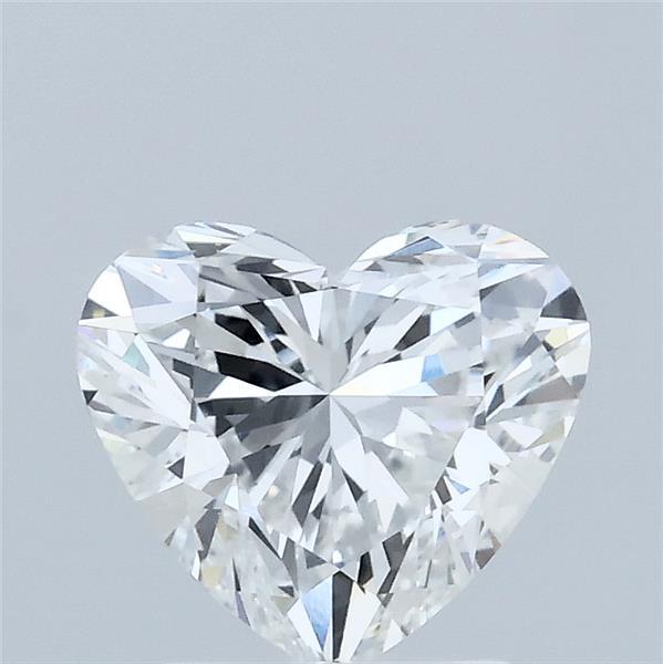1.51 Carat Heart Shaped, Ideal Cut, D Color, VVS2 Clarity, IGI Certified Lab Grown Diamond