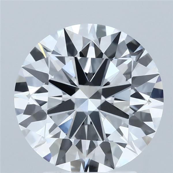 3.08 Carat Round Shaped, Ideal Cut, E Color, VVS2 Clarity, IGI Certified Lab Grown Diamond