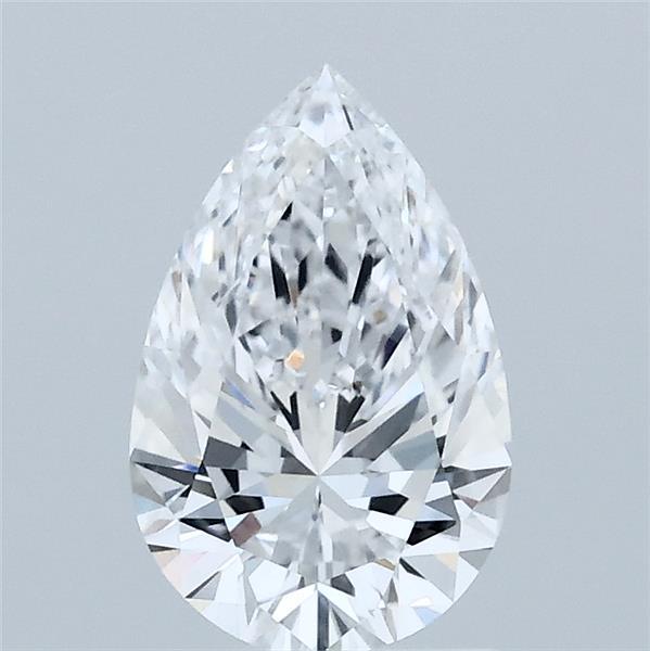 1.02 Carat Pear Shaped, Ideal Cut, D Color, VVS2 Clarity, IGI Certified Lab Grown Diamond