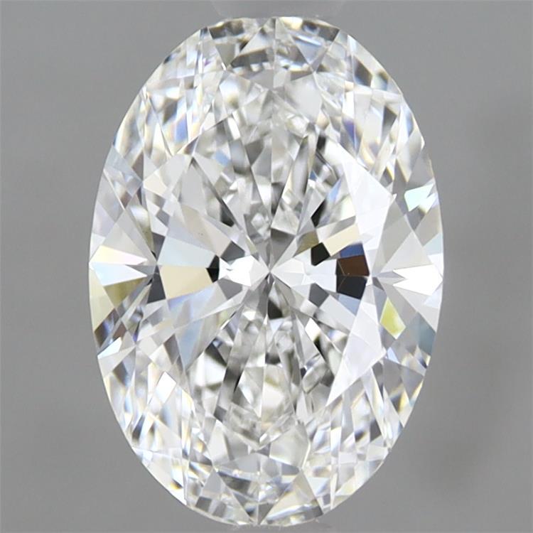 1.58 Carat Oval Shaped, Ideal Cut, D Color, VVS2 Clarity, IGI Certified Lab Grown Diamond