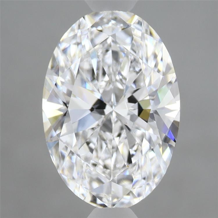 2.10 Carat Oval Shaped, Ideal Cut, D Color, VVS2 Clarity, IGI Certified Lab Grown Diamond