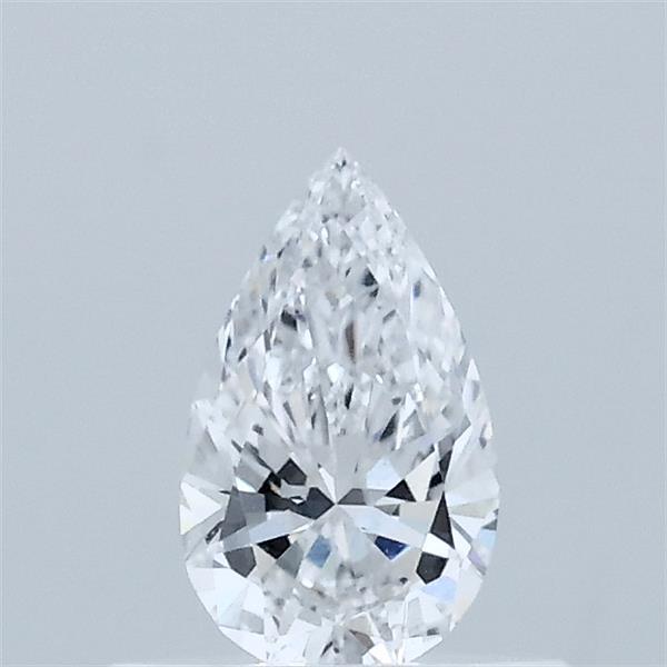0.37 Carat Pear Shaped, Excellent Cut, D Color, VVS2 Clarity, IGI Certified Lab Grown Diamond