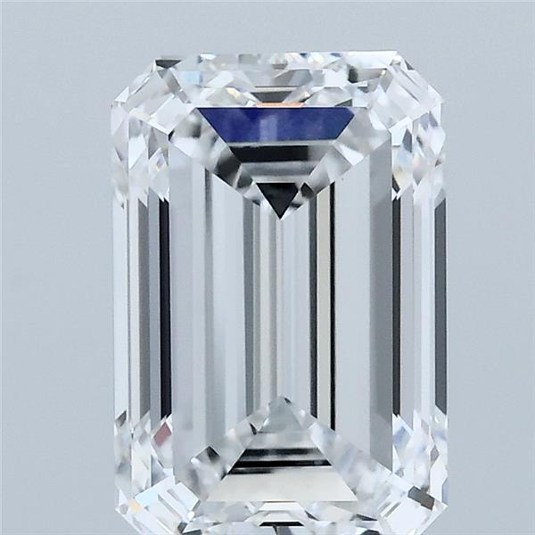 3.00 Carat Emerald Shaped, Ideal Cut, E Color, VS1 Clarity, IGI Certified Lab Grown Diamond