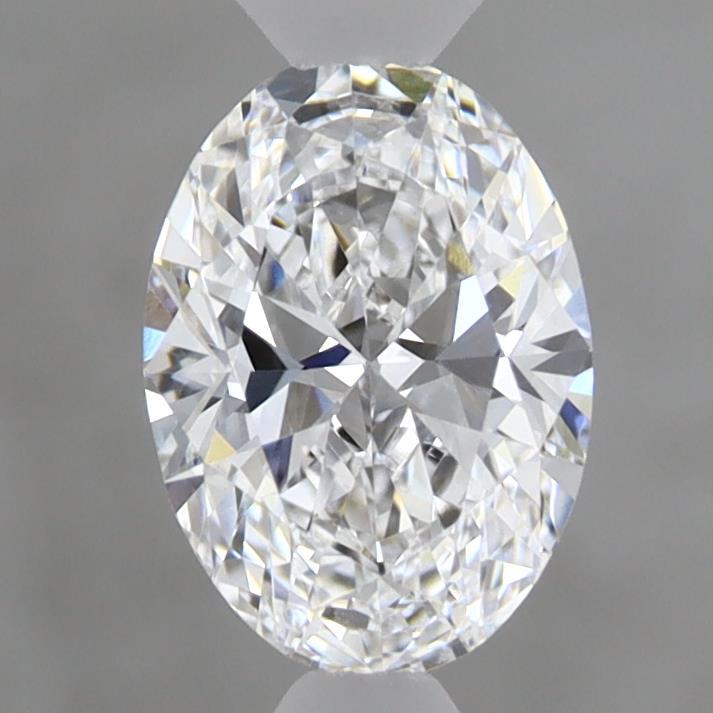 0.93 Carat Oval Shaped, Ideal Cut, D Color, VVS2 Clarity, IGI Certified Lab Grown Diamond