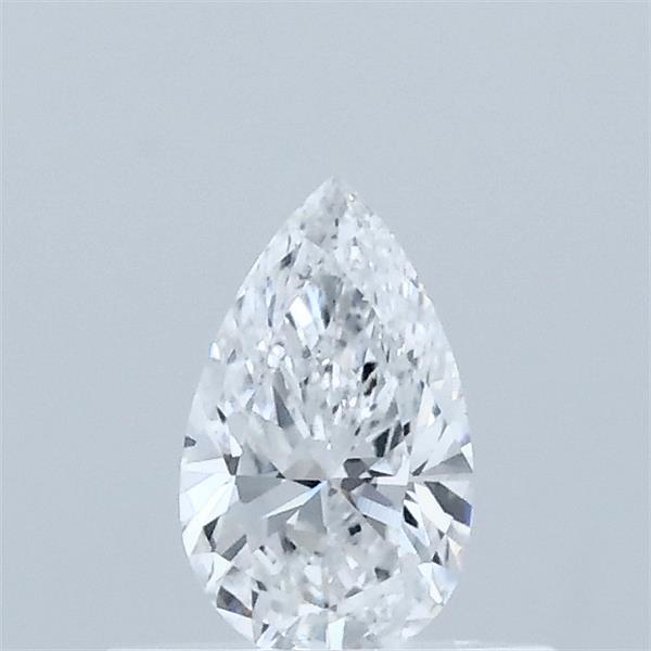 0.35 Carat Pear Shaped, Ideal Cut, D Color, VVS2 Clarity, IGI Certified Lab Grown Diamond