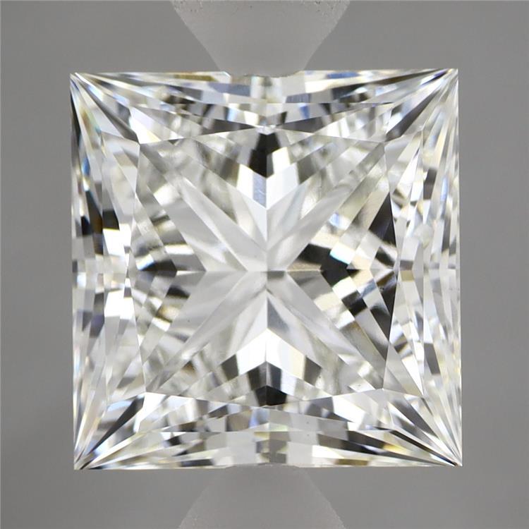 4.51 Carat Princess Shaped, Ideal Cut, F Color, VS1 Clarity, IGI Certified Lab Grown Diamond