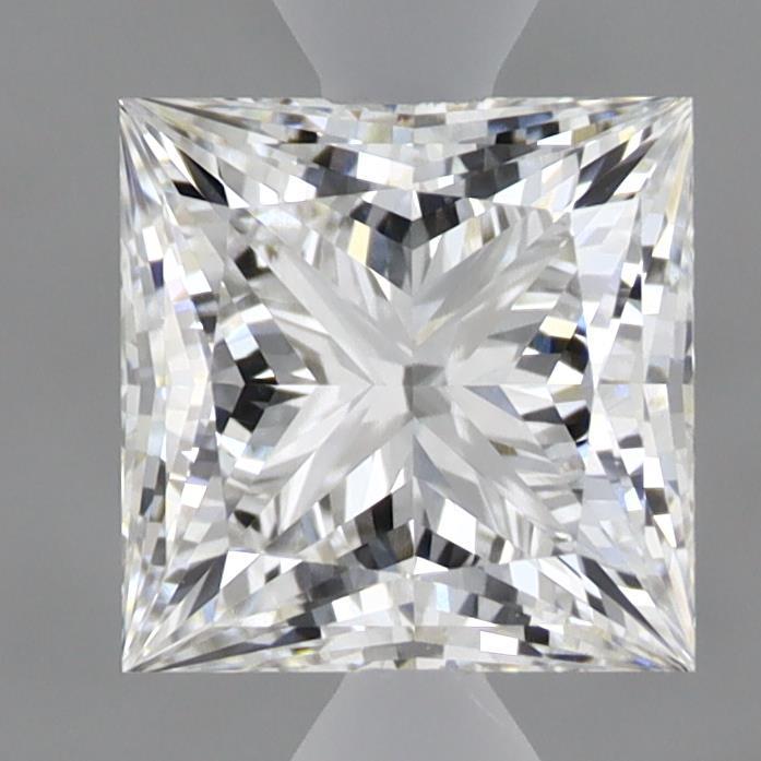 1.54 Carat Princess Shaped, Ideal Cut, E Color, VVS2 Clarity, IGI Certified Lab Grown Diamond