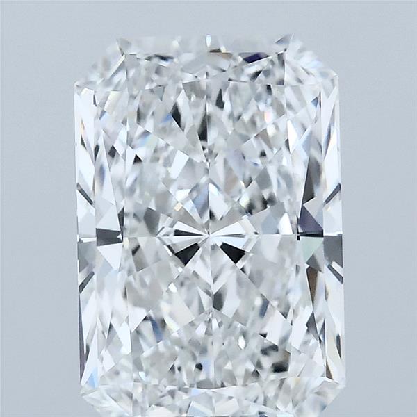 3.02 Carat Radiant Shaped, Ideal Cut, E Color, VVS2 Clarity, IGI Certified Lab Grown Diamond