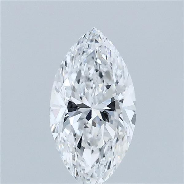0.56 Carat Marquise Shaped, Very Good Cut, D Color, VVS2 Clarity, IGI Certified Lab Grown Diamond