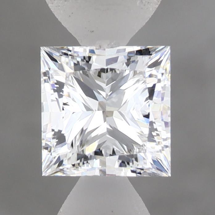 1.03 Carat Princess Shaped, Excellent Cut, D Color, VVS2 Clarity, IGI Certified Lab Grown Diamond