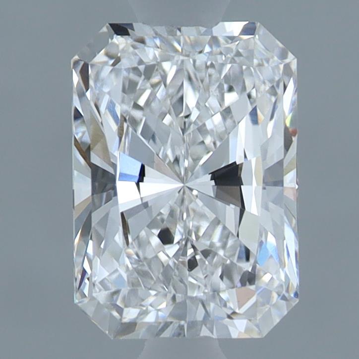 1.53 Carat Radiant Shaped, Ideal Cut, D Color, VVS2 Clarity, IGI Certified Lab Grown Diamond