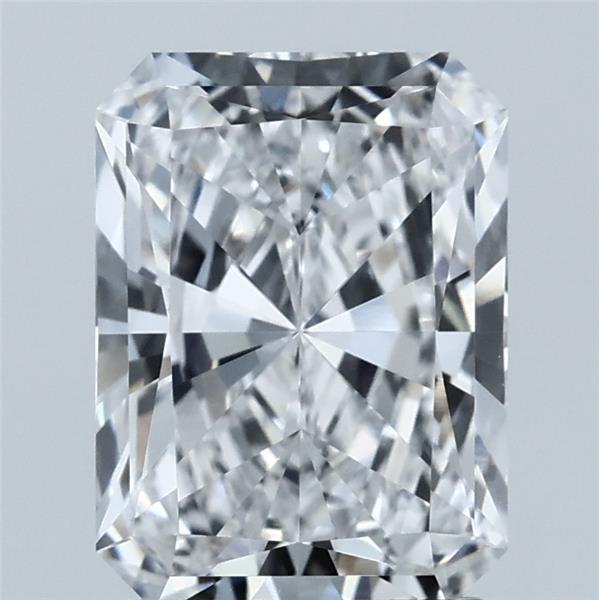 2.02 Carat Radiant Shaped, Ideal Cut, D Color, VVS1 Clarity, IGI Certified Lab Grown Diamond