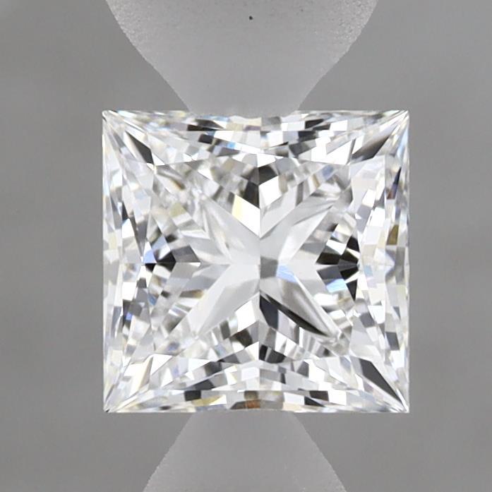 0.98 Carat Princess Shaped, Ideal Cut, D Color, VVS2 Clarity, IGI Certified Lab Grown Diamond