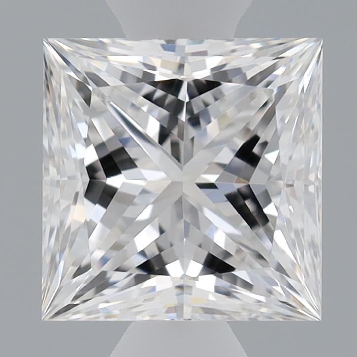 0.94 Carat Princess Shaped, Ideal Cut, E Color, VVS2 Clarity, IGI Certified Lab Grown Diamond