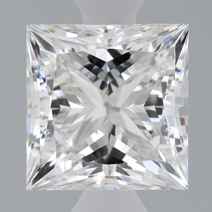 0.93 Carat Princess Shaped, Ideal Cut, E Color, VS1 Clarity, IGI Certified Lab Grown Diamond