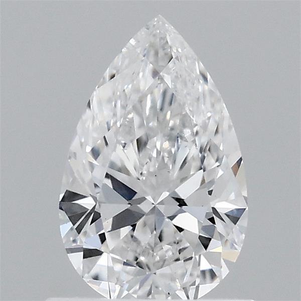 0.87 Carat Pear Shaped, Ideal Cut, D Color, VS1 Clarity, IGI Certified Lab Grown Diamond
