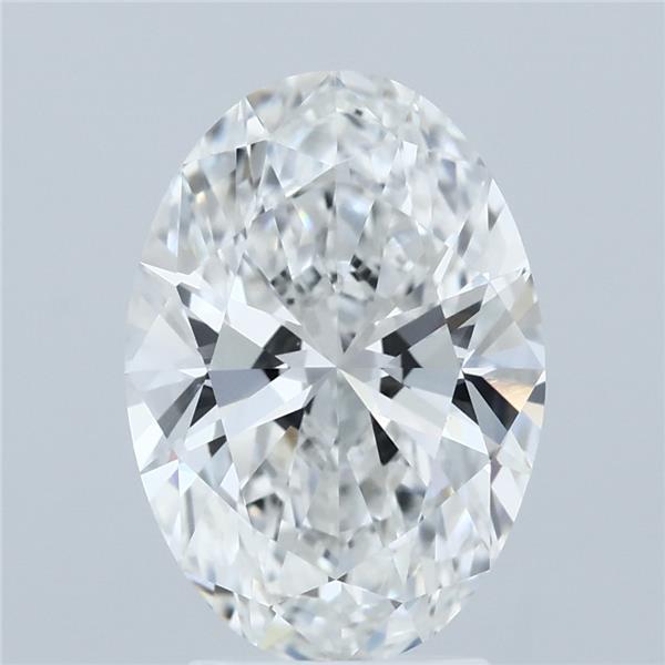 3.04 Carat Oval Shaped, Ideal Cut, F Color, VVS2 Clarity, IGI Certified Lab Grown Diamond