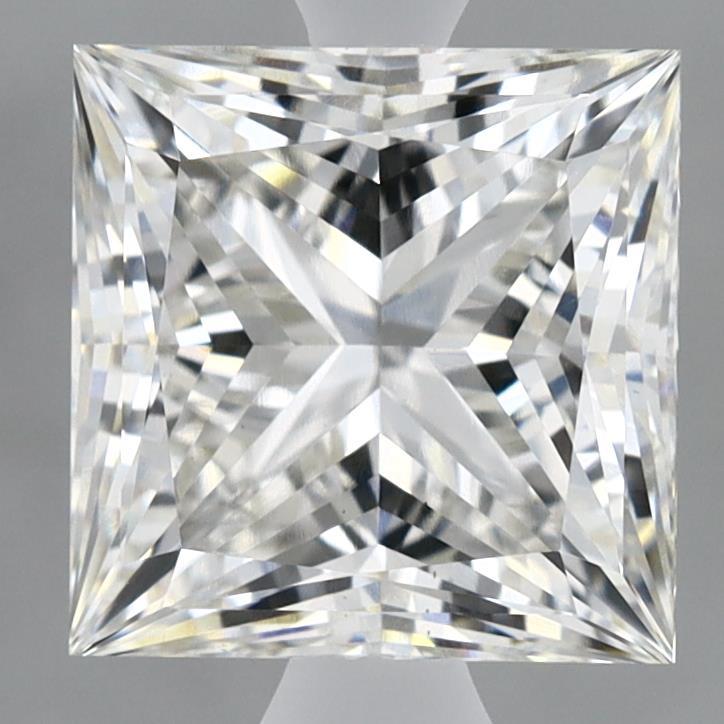 3.02 Carat Princess Shaped, Ideal Cut, G Color, VS1 Clarity, IGI Certified Lab Grown Diamond