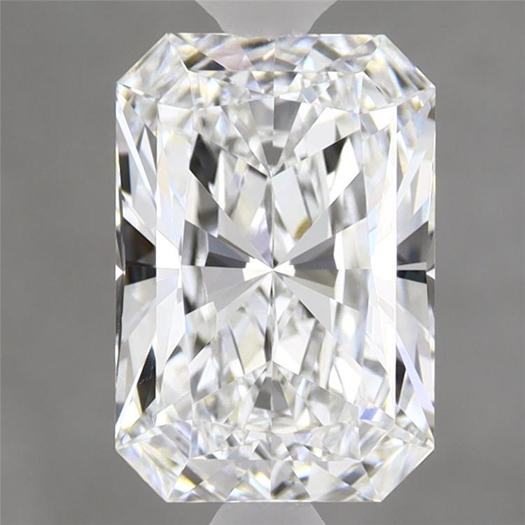 2.36 Carat Radiant Shaped, Ideal Cut, E Color, VVS2 Clarity, IGI Certified Lab Grown Diamond