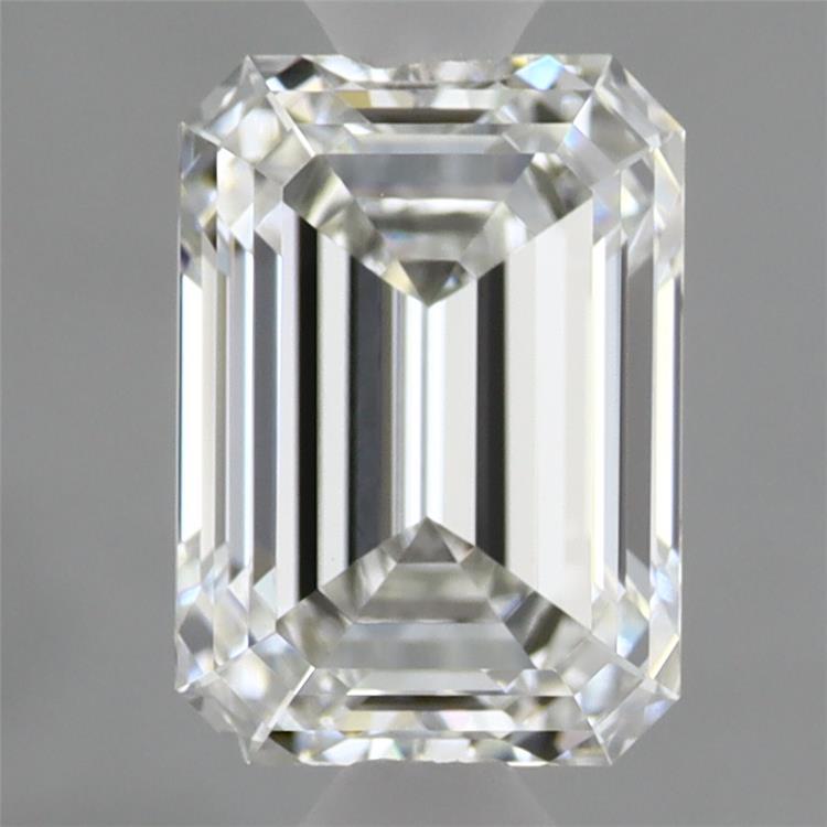 1.60 Carat Emerald Shaped, Ideal Cut, F Color, VVS2 Clarity, IGI Certified Lab Grown Diamond