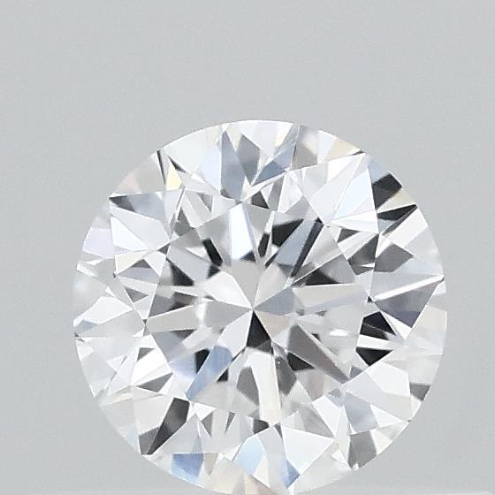 0.38 Carat Round Shaped, Very Good Cut, D Color, VVS2 Clarity, IGI Certified Lab Grown Diamond