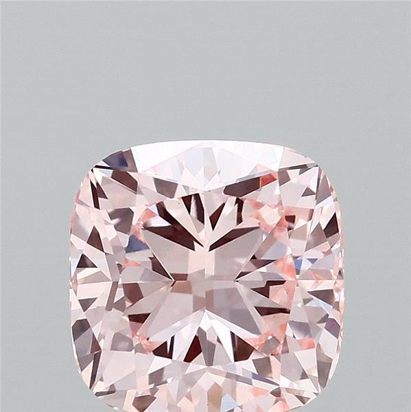 2.04 Carat Cushion Shaped, Ideal Cut, FANCY INTENSE PINK Color, VS1 Clarity, IGI Certified Lab Grown Diamond