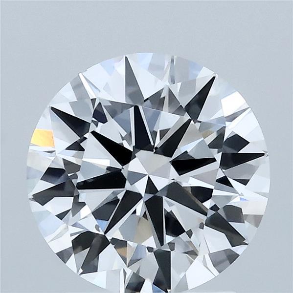 2.00 Carat Round Shaped, Excellent Cut, D Color, VVS2 Clarity, IGI Certified Lab Grown Diamond