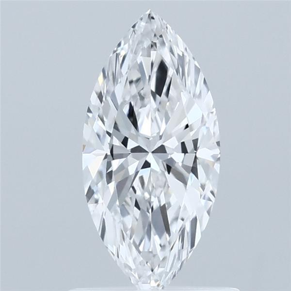 0.84 Carat Marquise Shaped, Ideal Cut, D Color, VVS2 Clarity, IGI Certified Lab Grown Diamond