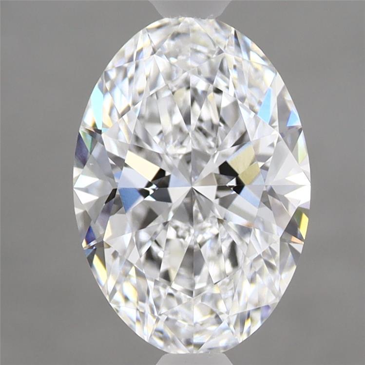 2.10 Carat Oval Shaped, Ideal Cut, D Color, VVS2 Clarity, IGI Certified Lab Grown Diamond