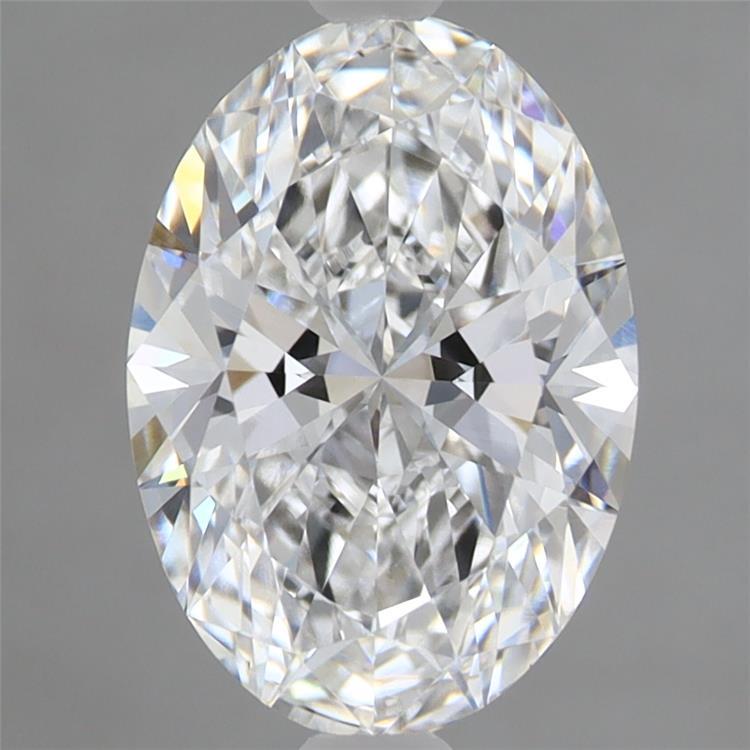 2.07 Carat Oval Shaped, Ideal Cut, D Color, VVS2 Clarity, IGI Certified Lab Grown Diamond