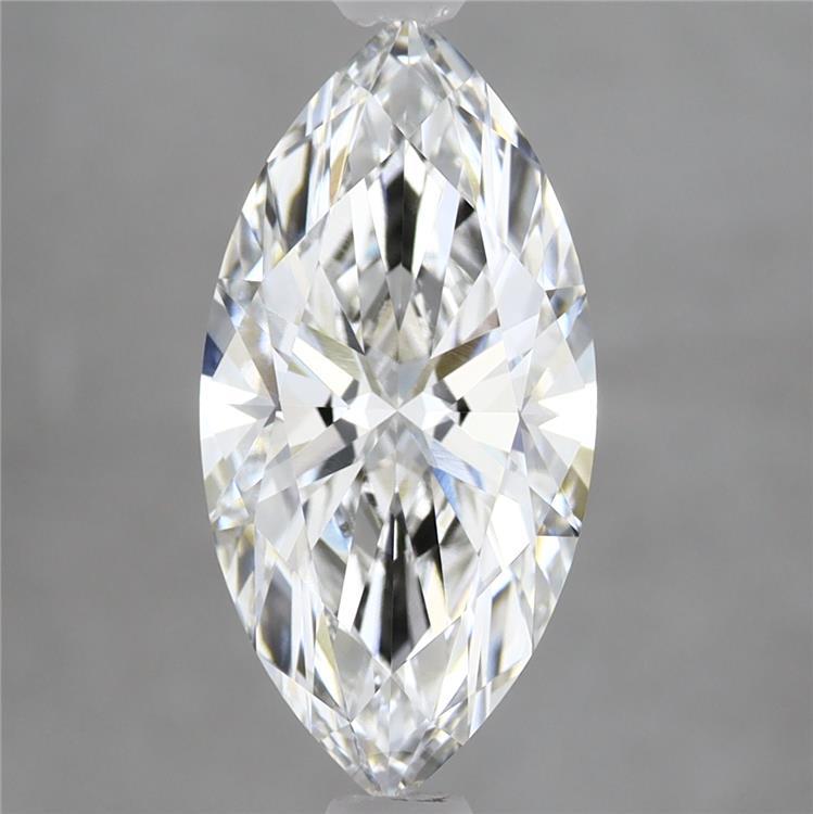 2.71 Carat Marquise Shaped, Ideal Cut, F Color, VVS2 Clarity, IGI Certified Lab Grown Diamond