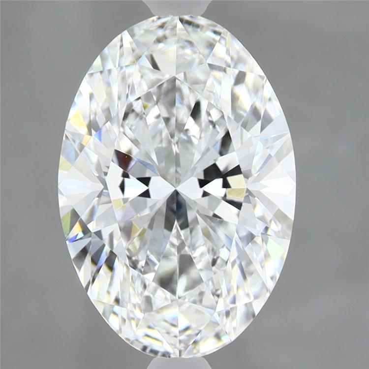 3.07 Carat Oval Shaped, Ideal Cut, E Color, VVS2 Clarity, IGI Certified Lab Grown Diamond