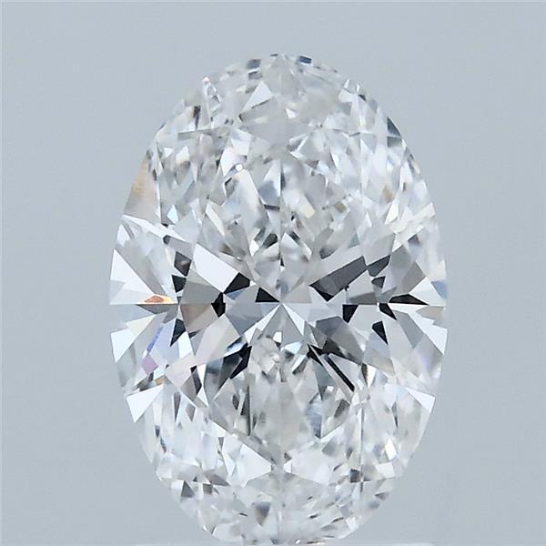 1.60 Carat Oval Shaped, Ideal Cut, D Color, VVS2 Clarity, IGI Certified Lab Grown Diamond
