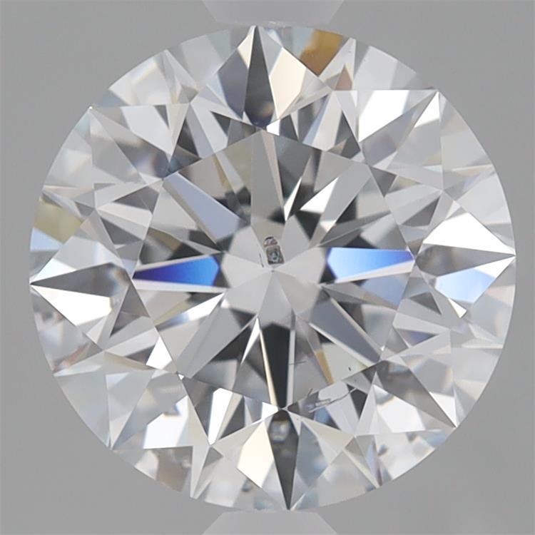 3.20 Carat Round Shaped, Excellent Cut, F Color, SI2 Clarity, IGI Certified Lab Grown Diamond
