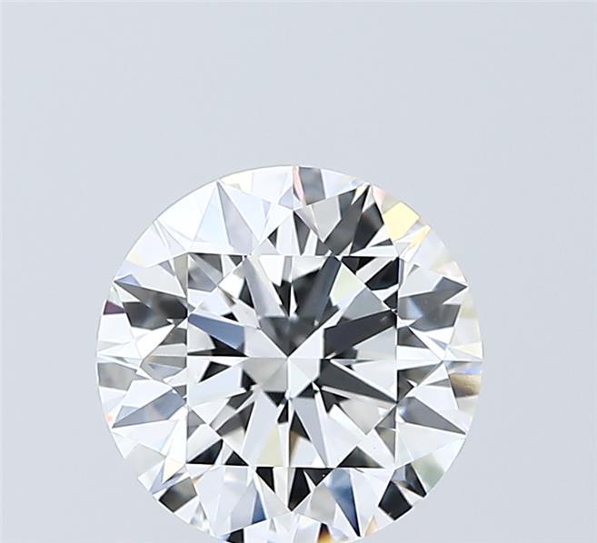 2.02 Carat Round Shaped, Ideal Cut, D Color, VVS2 Clarity, IGI Certified Lab Grown Diamond