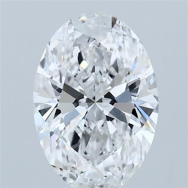1.58 Carat Oval Shaped, Ideal Cut, D Color, VVS2 Clarity, IGI Certified Lab Grown Diamond