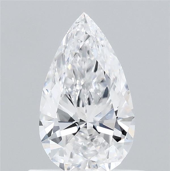 0.64 Carat Pear Shaped, Ideal Cut, D Color, VVS1 Clarity, IGI Certified Lab Grown Diamond