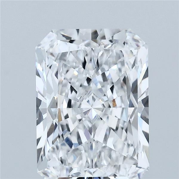 3.10 Carat Radiant Shaped, Ideal Cut, D Color, VVS2 Clarity, IGI Certified Lab Grown Diamond