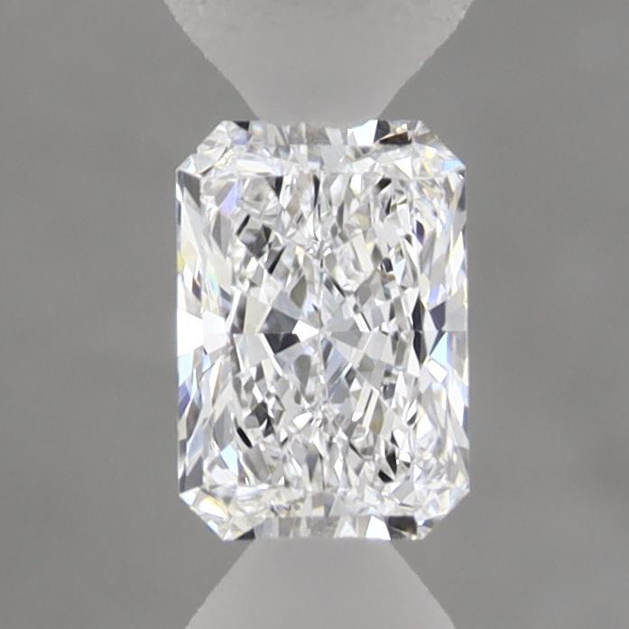 0.55 Carat Radiant Shaped, Ideal Cut, D Color, VVS1 Clarity, IGI Certified Lab Grown Diamond