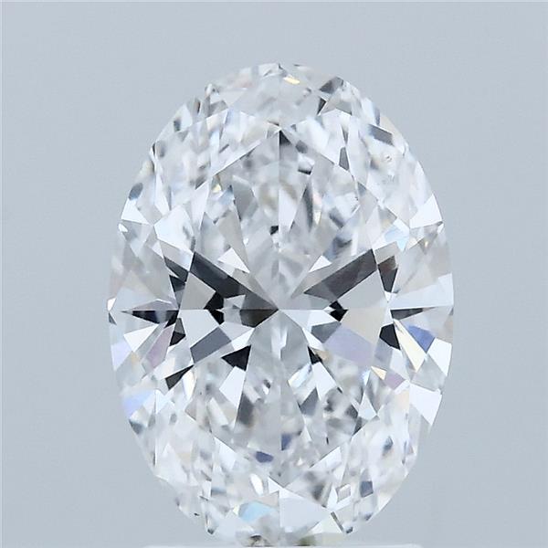 2.07 Carat Oval Shaped, Ideal Cut, D Color, VS1 Clarity, IGI Certified Lab Grown Diamond