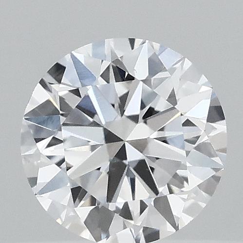 0.37 Carat Round Shaped, Excellent Cut, D Color, VVS2 Clarity, IGI Certified Lab Grown Diamond