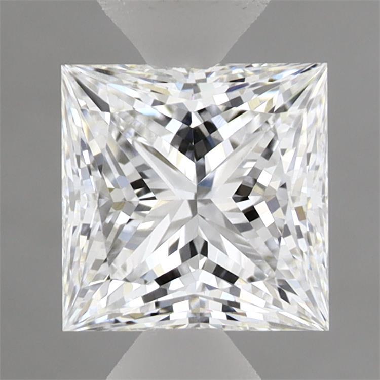 1.54 Carat Princess Shaped, Ideal Cut, D Color, VVS2 Clarity, IGI Certified Lab Grown Diamond