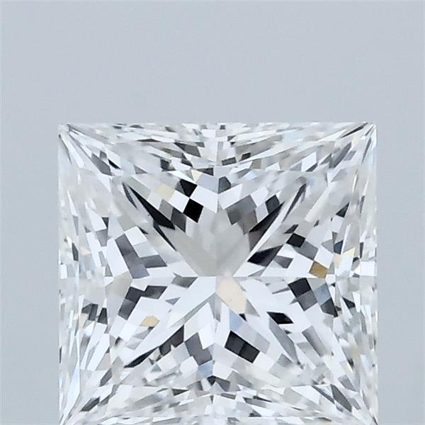 1.52 Carat Princess Shaped, Ideal Cut, D Color, VS1 Clarity, IGI Certified Lab Grown Diamond
