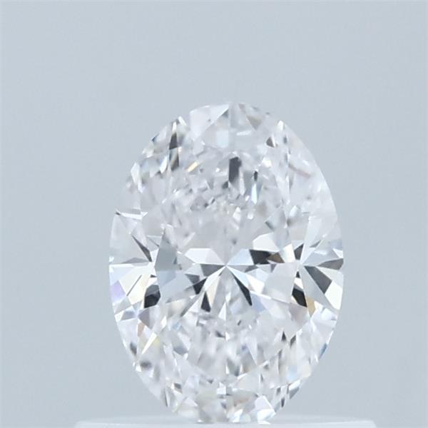 0.55 Carat Oval Shaped, Ideal Cut, D Color, VVS2 Clarity, IGI Certified Lab Grown Diamond
