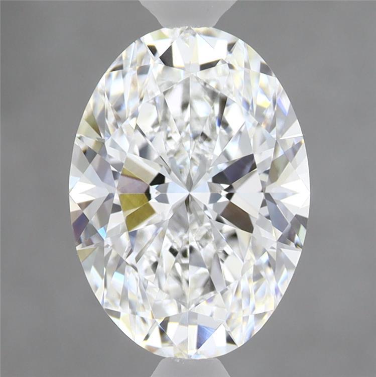 2.58 Carat Oval Shaped, Ideal Cut, E Color, VVS2 Clarity, IGI Certified Lab Grown Diamond