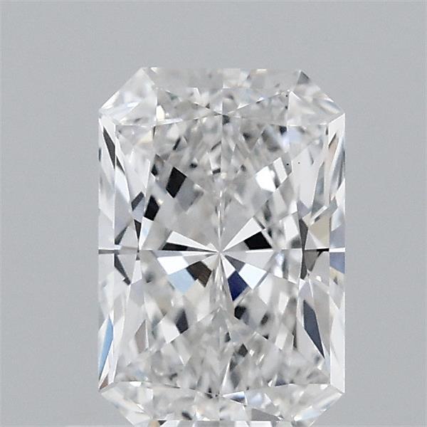 0.93 Carat Radiant Shaped, Ideal Cut, E Color, VS1 Clarity, IGI Certified Lab Grown Diamond
