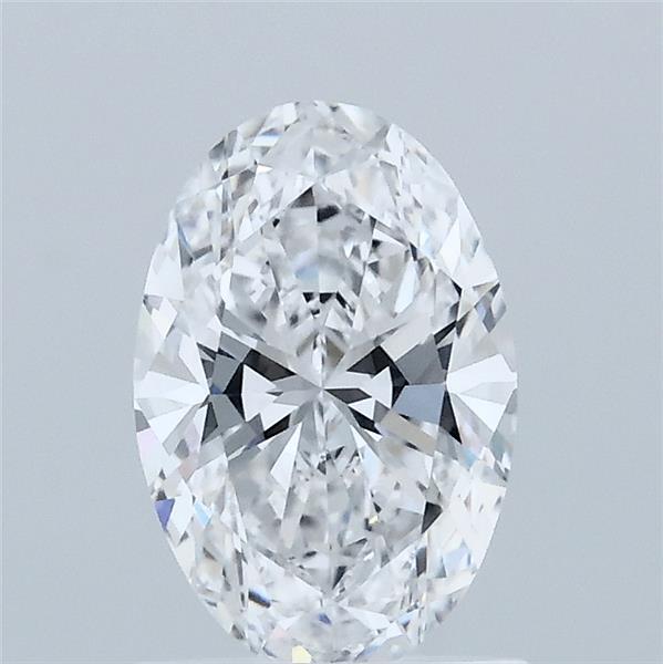 1.07 Carat Oval Shaped, Ideal Cut, D Color, VVS2 Clarity, IGI Certified Lab Grown Diamond