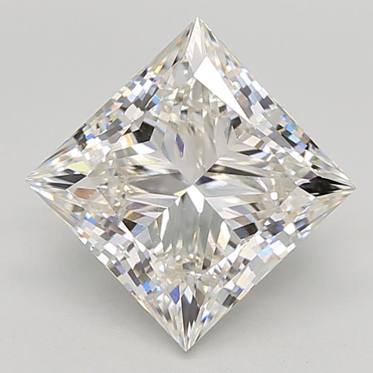 4.03 Carat Princess Shaped, Ideal Cut, G Color, VS1 Clarity, IGI Certified Lab Grown Diamond