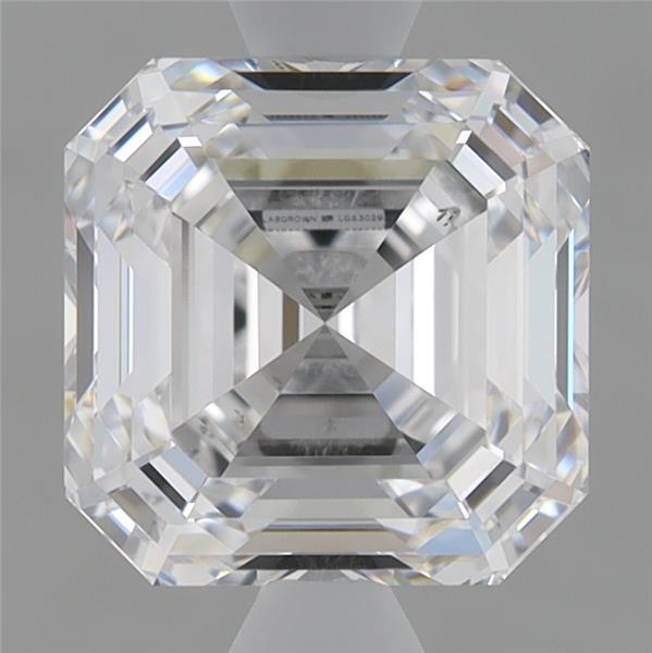 2.07 Carat Asscher Shaped, Very Good Cut, D Color, SI1 Clarity, IGI Certified Lab Grown Diamond