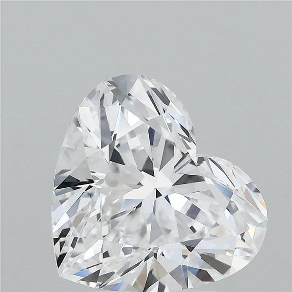 3.01 Carat Heart Shaped, Ideal Cut, D Color, VVS1 Clarity, IGI Certified Lab Grown Diamond